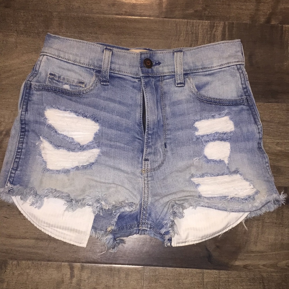 hollister short short high rise